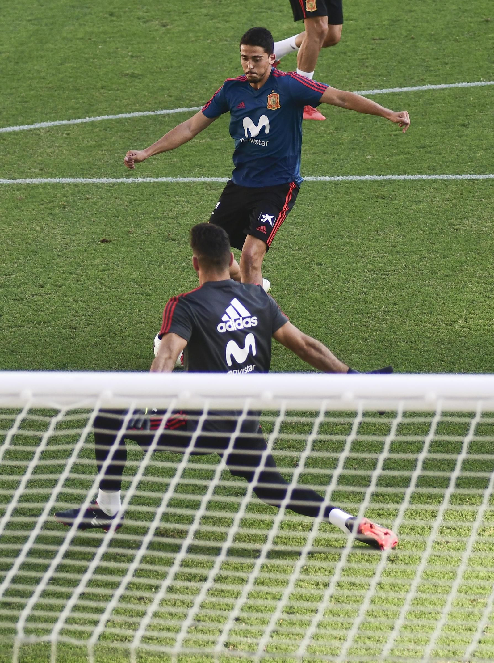 Entrenamiento de la selección sub-21 en El Arcángel