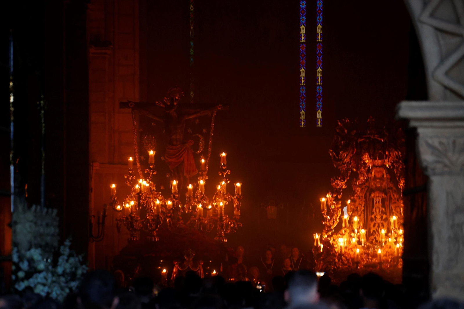 Las imágenes del Remedio de Ánimas en San Lorenzo el Lunes Santo de Córdoba