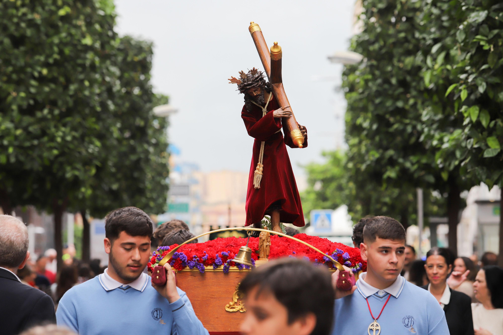 Fotos de la procesión infantil del colegio Nuestra Señora de los Milagros de Algeciras