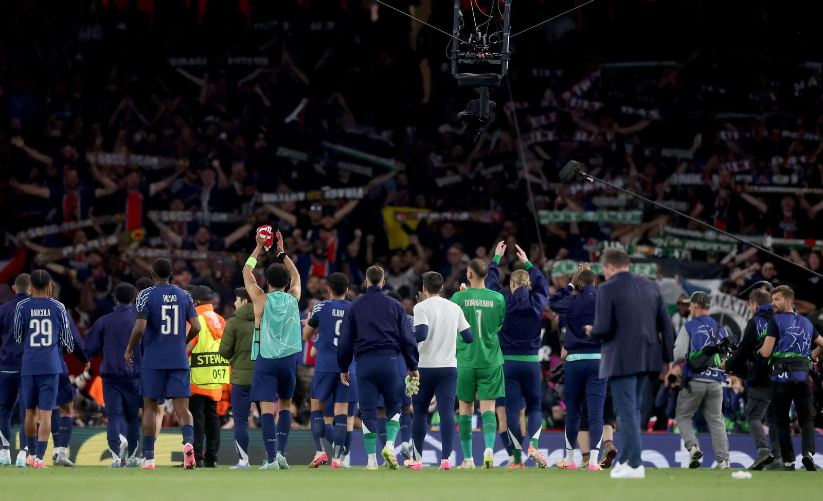 Las mejores fotos del Arsenal - PSG