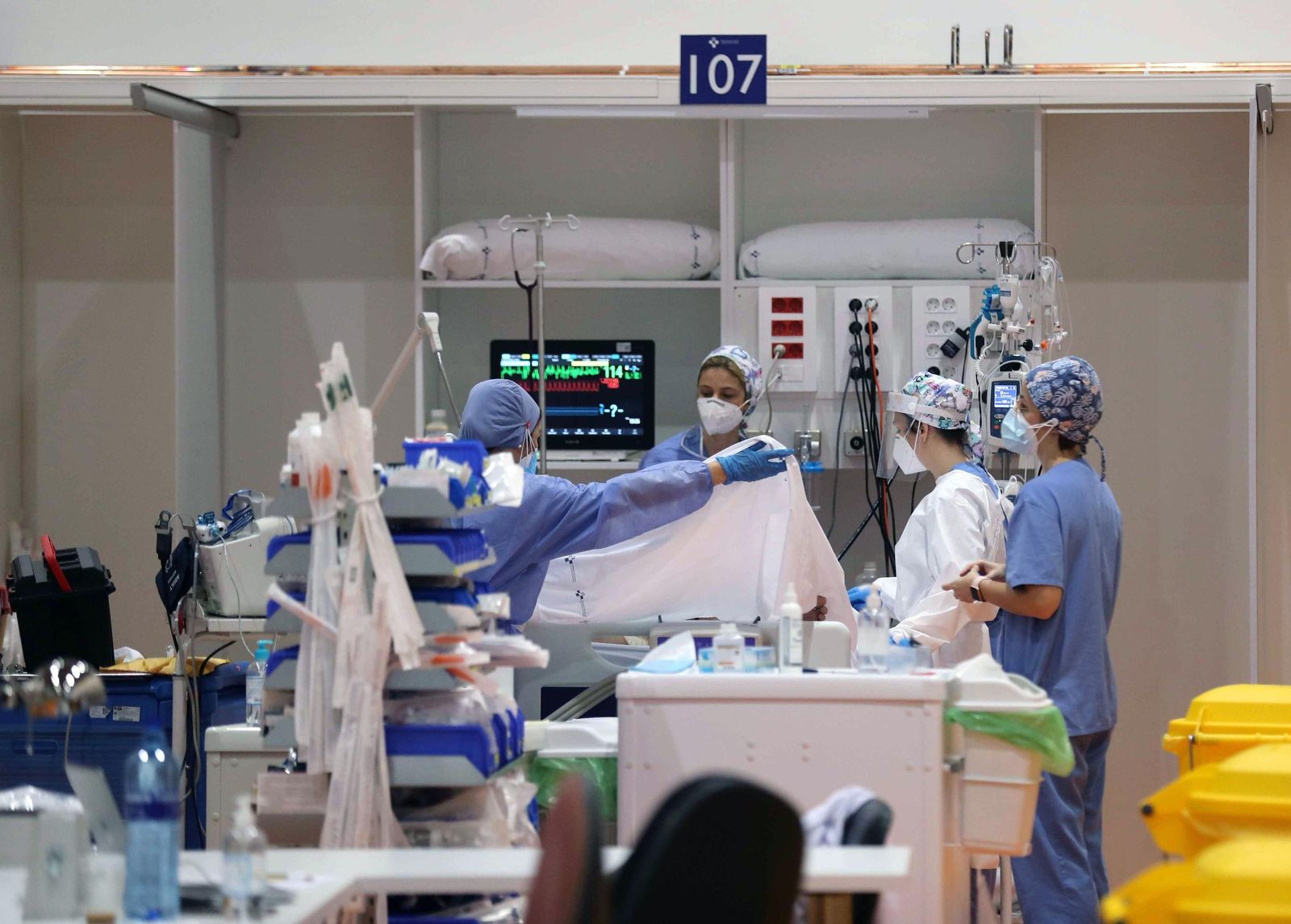 Coronavirus Andalucía: 22 hospitalizados son dados de alta y 164 críticos siguen en UCI