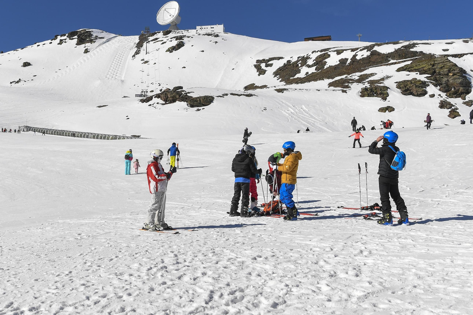 Fotos del último día de esquí en Sierra Nevada