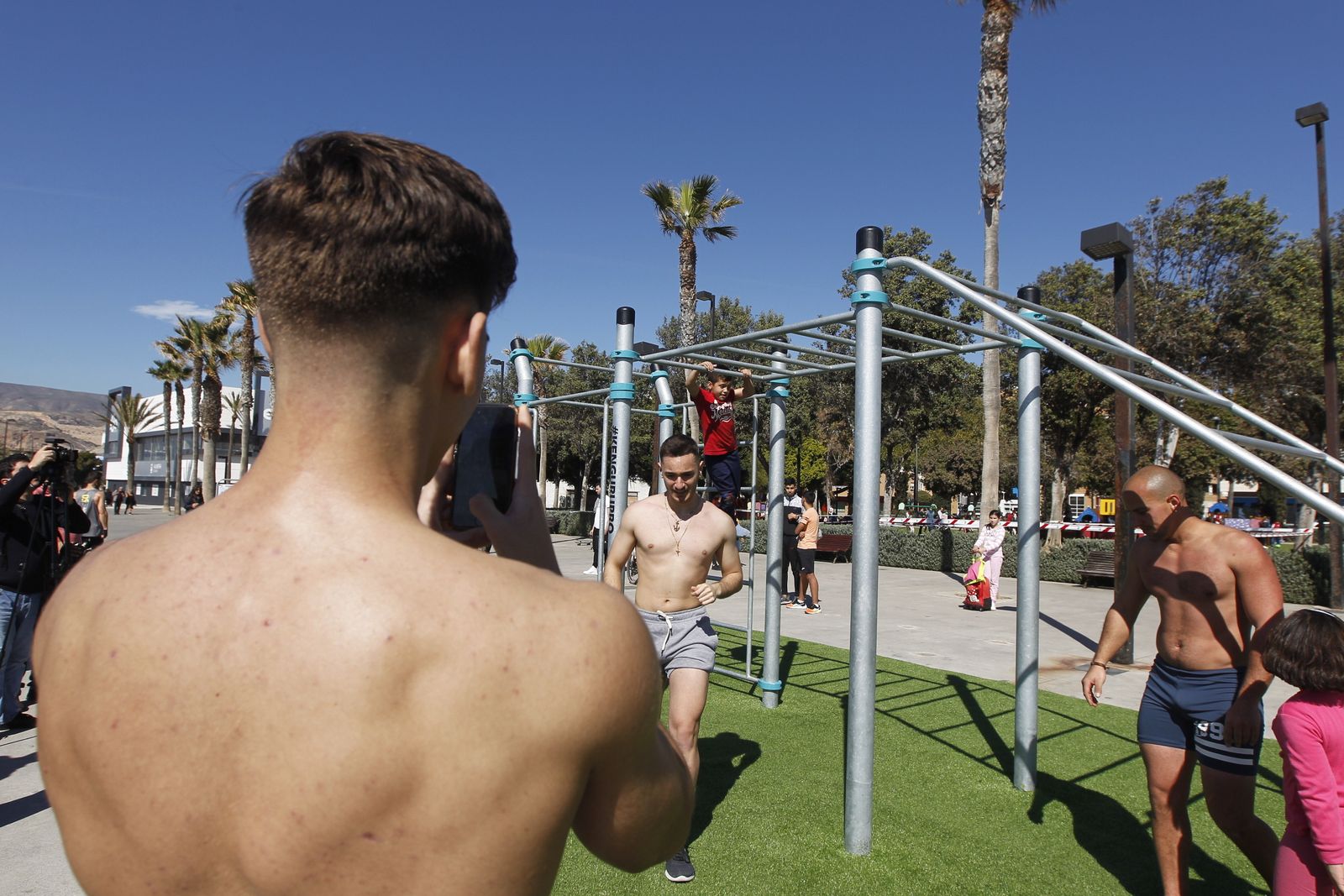 Fotogalería Pista de Calistenia. Parque de los Periodistas. Almería