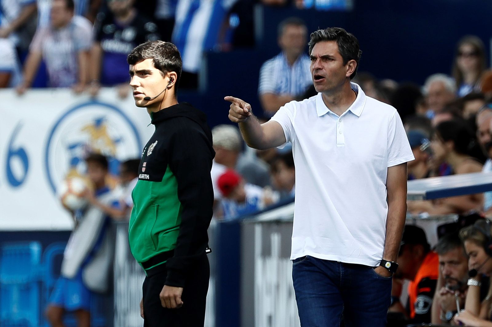 Pellegrino, durante un partido con el Leganés.