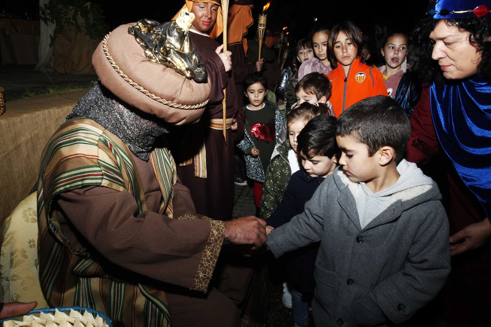 Las imágenes de los Reyes Magos recogiendo el oro en las Minas de Tharsis