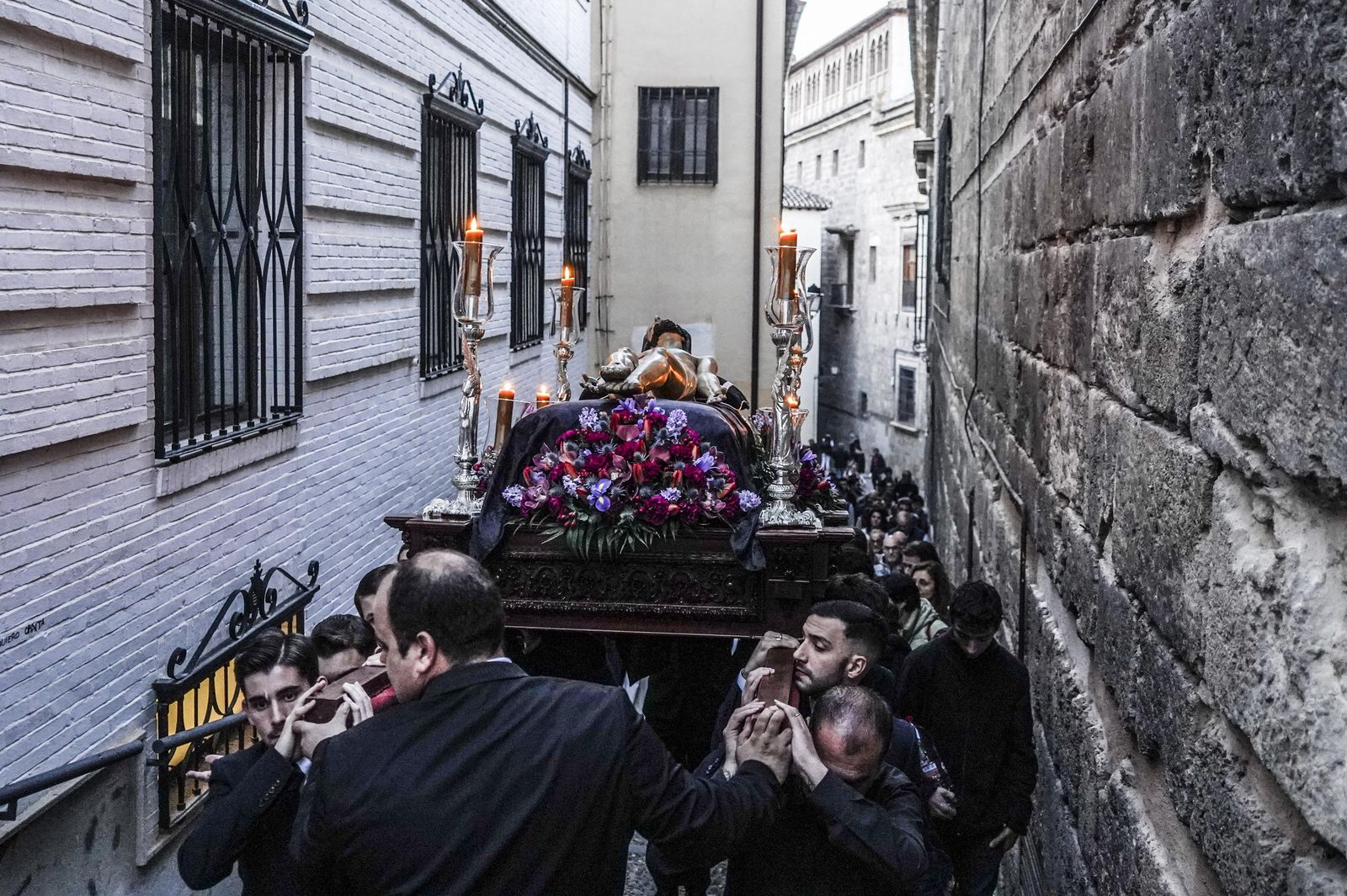 Así fue el vía crucis del Santo Sepulcro