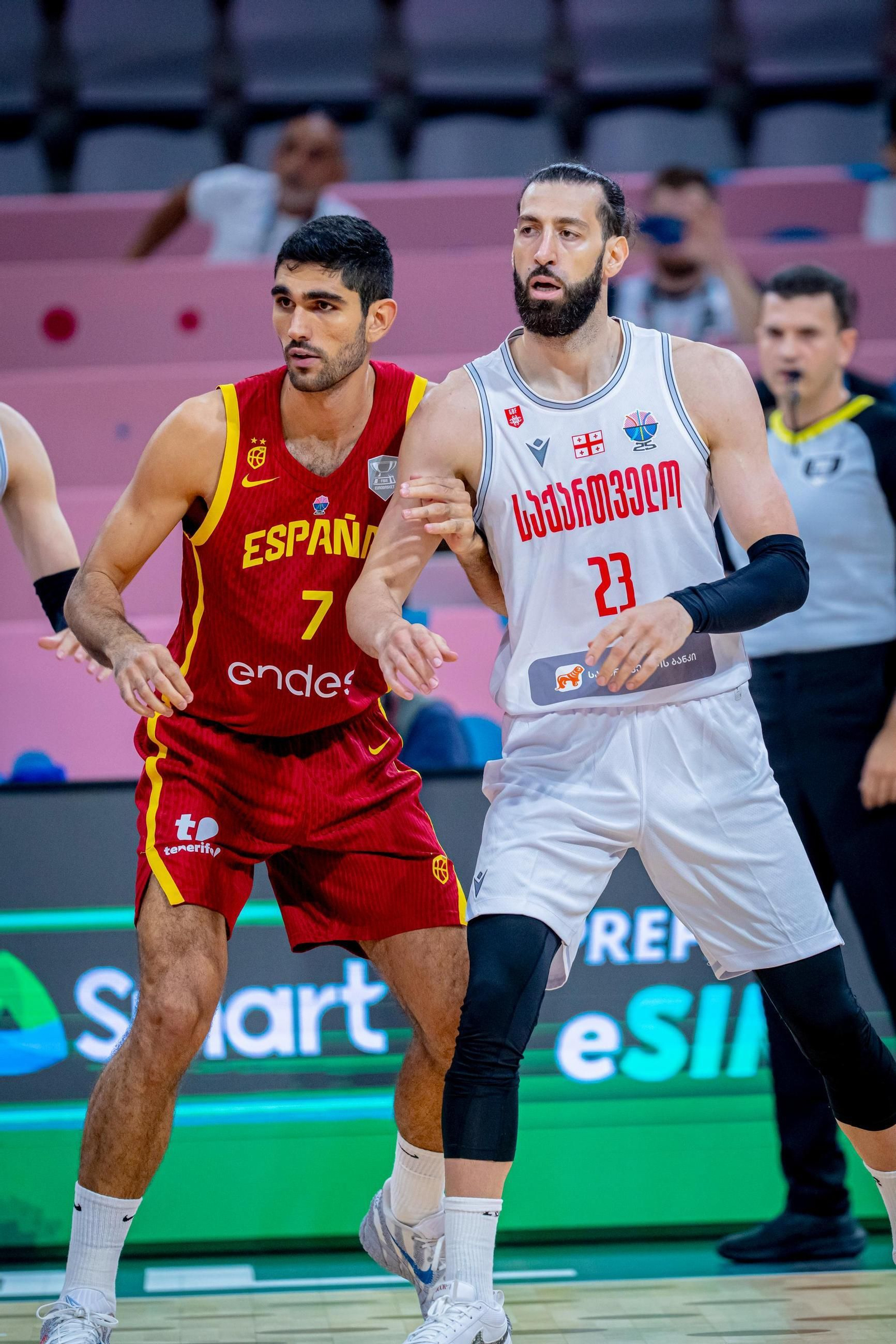 Las fotos del Georgia - España de baloncesto