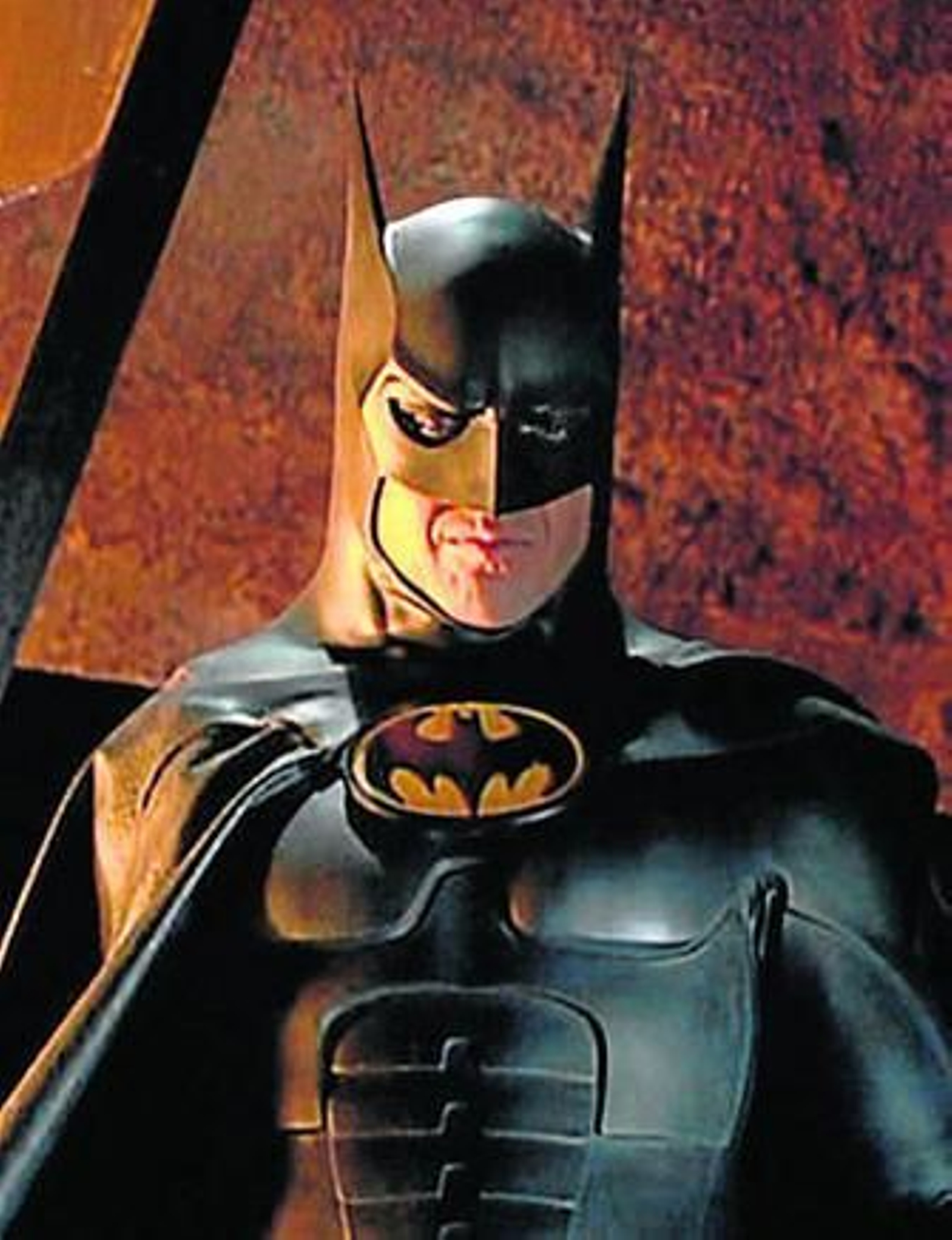 El actor, en la piel de Batman.