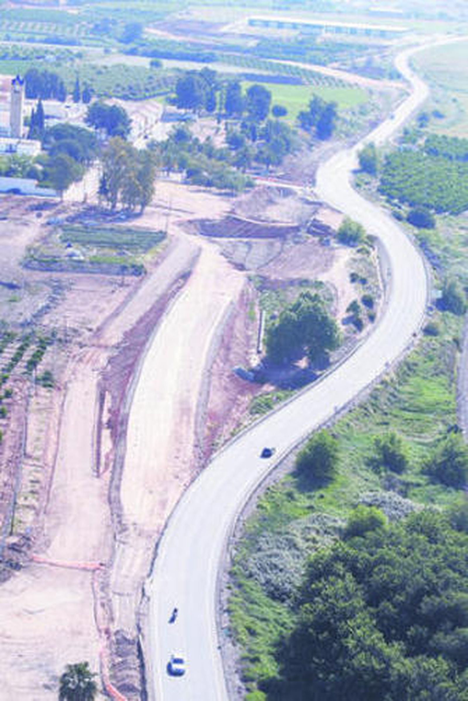 Las obras para eliminar la curva.