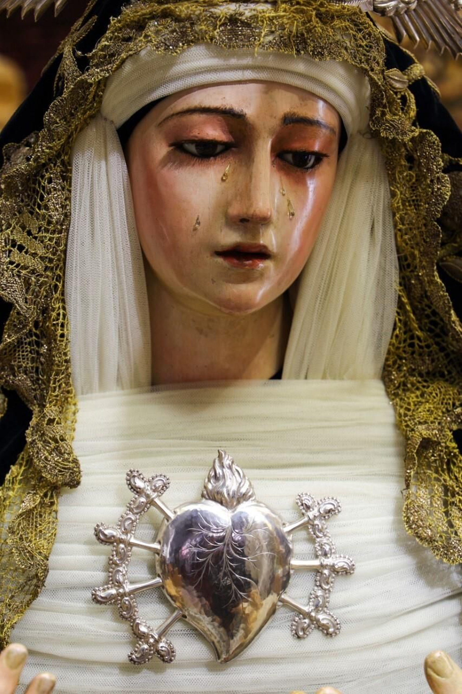 Virgen de los Dolores, una talla de Duque Cornejo.