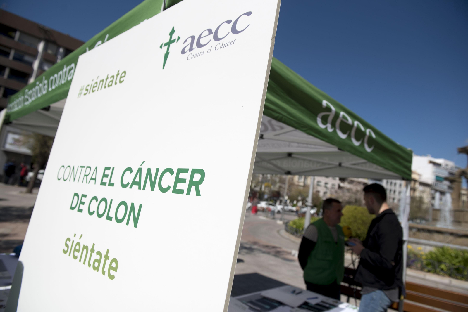 Campaña de concienciación contra el cáncer de colon.