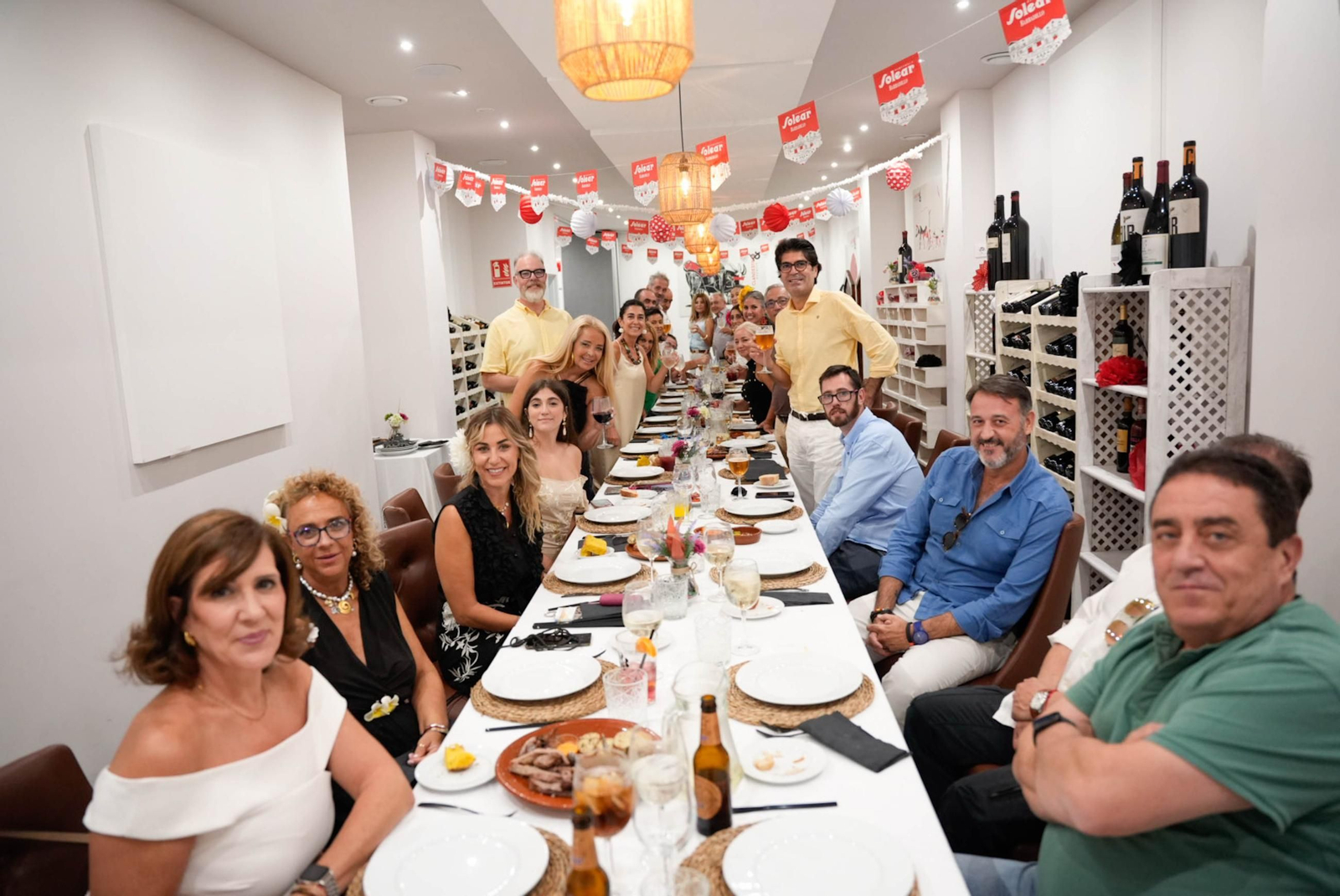 Disfrutando de la feria del mediodía en la jornada del jueves