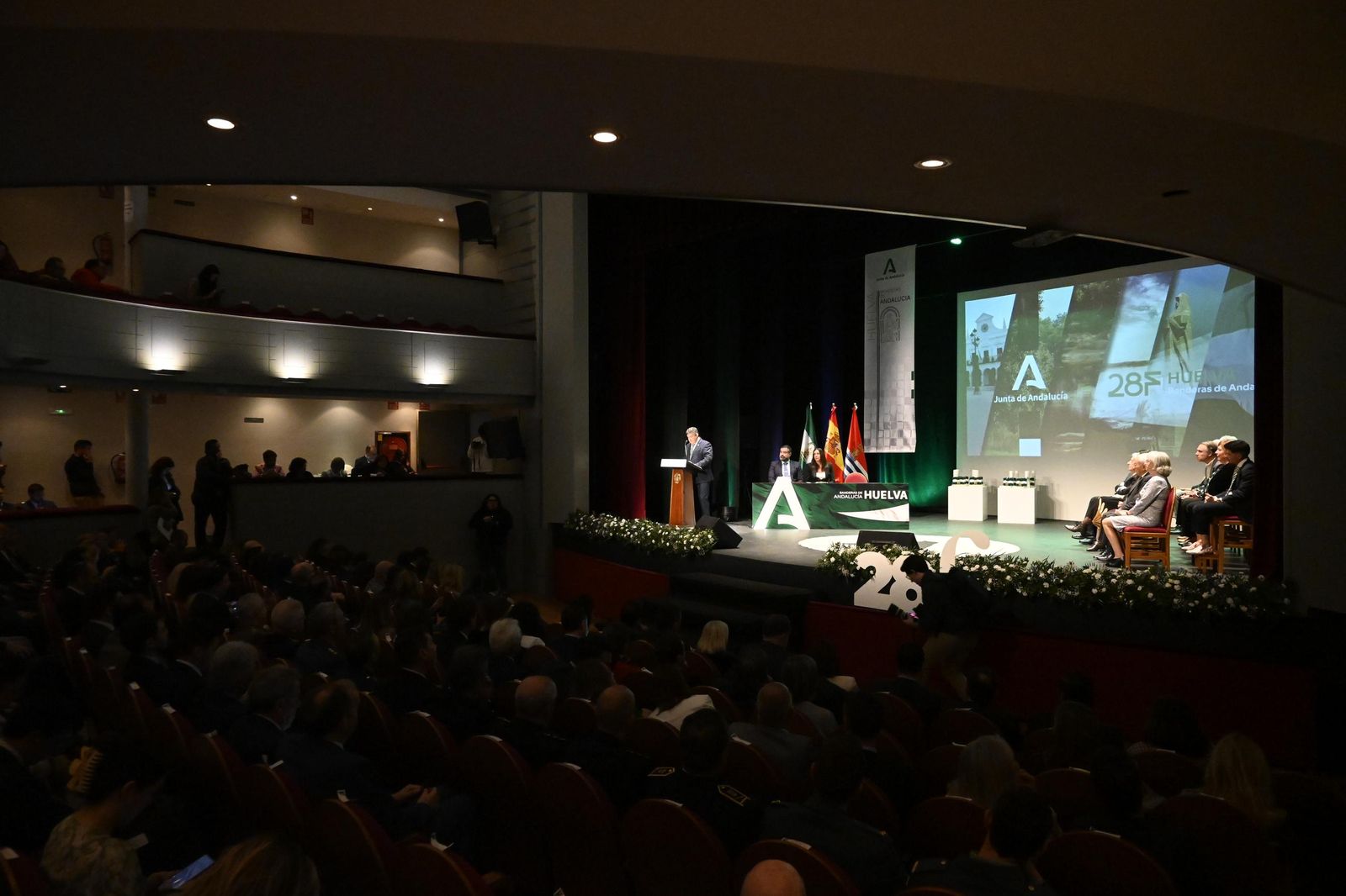 Premios de las Banderas de Andalucía en Huelva, en imágenes