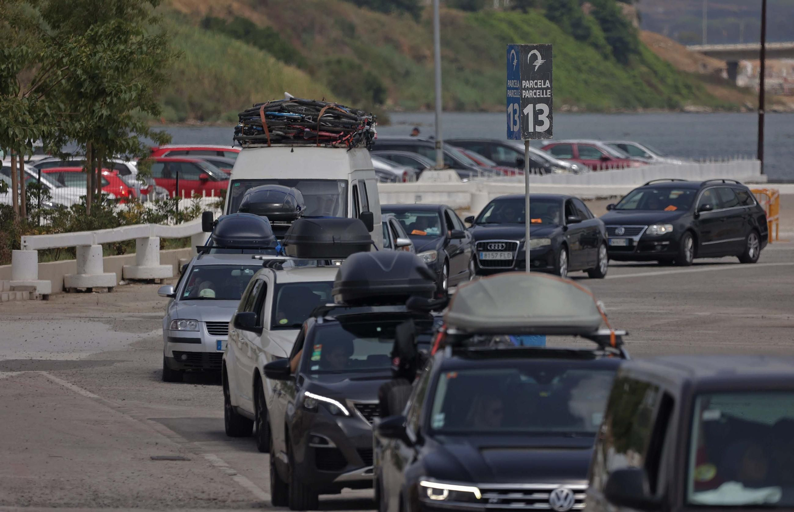 Primer domingo de agosto en la Operación Paso del Estrecho en Algeciras.