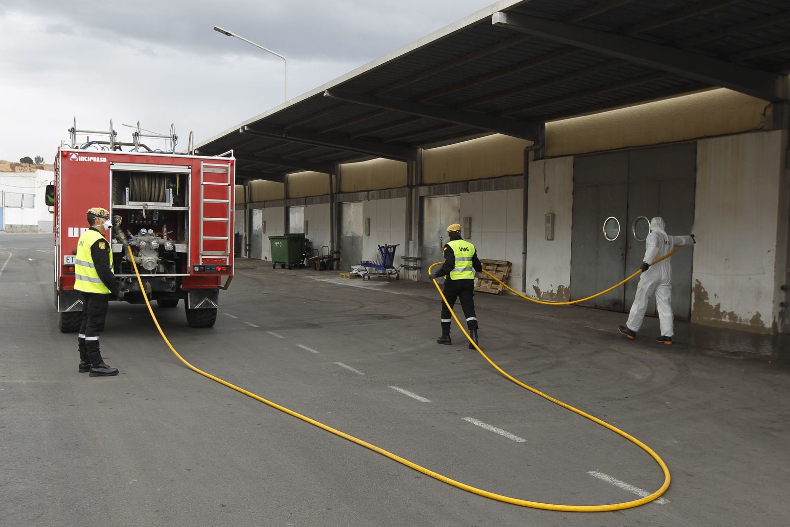 Fotogalería Coronavirus. Actuación UME en Almería.