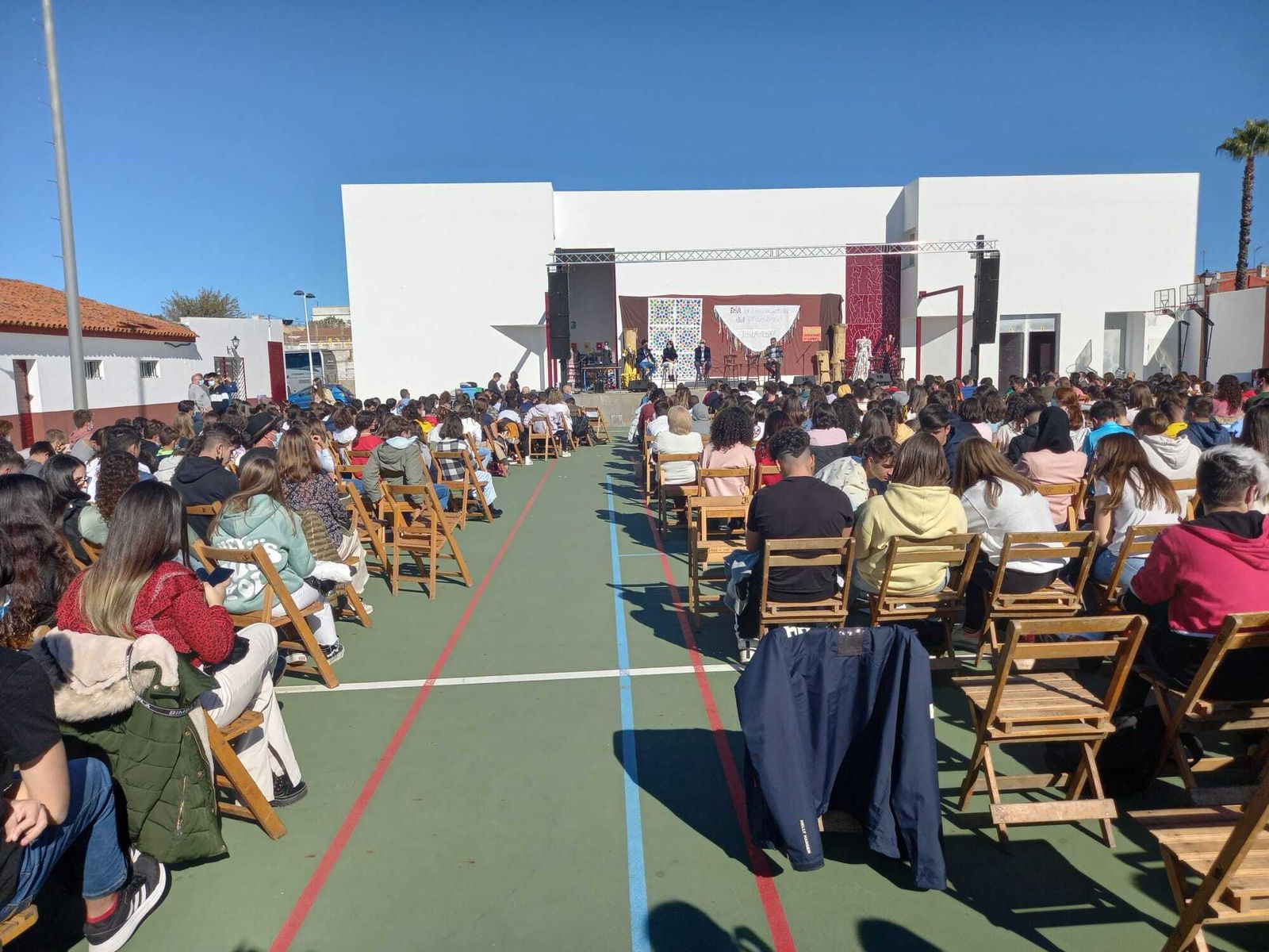 'Flamenco, educando al compás', evento en el IES La Alborá de Alosno por el día internacional del género.