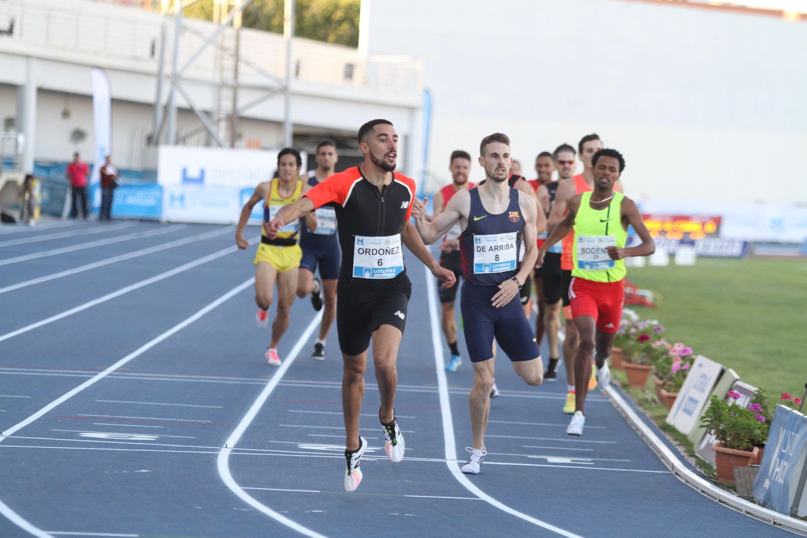 Saúl Ordóñez, el viernes en el Estadio Iberoamericano Emilio Martín.