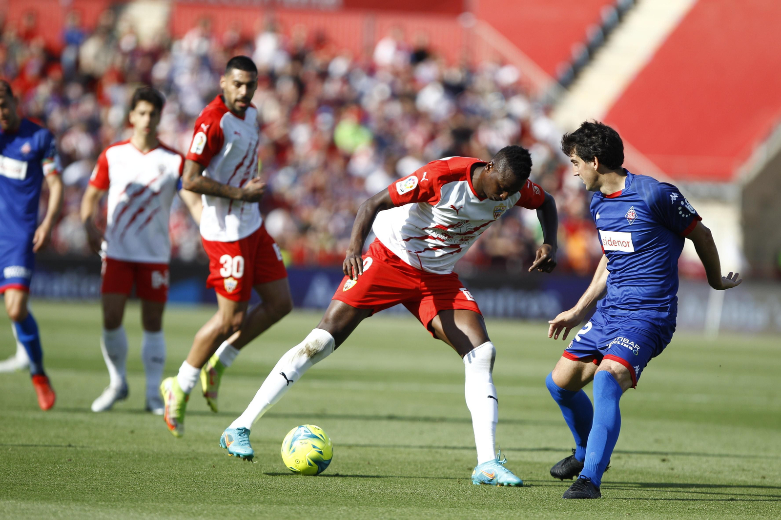 Imágenes del partido U.D. Almería-S.D. Amorebieta