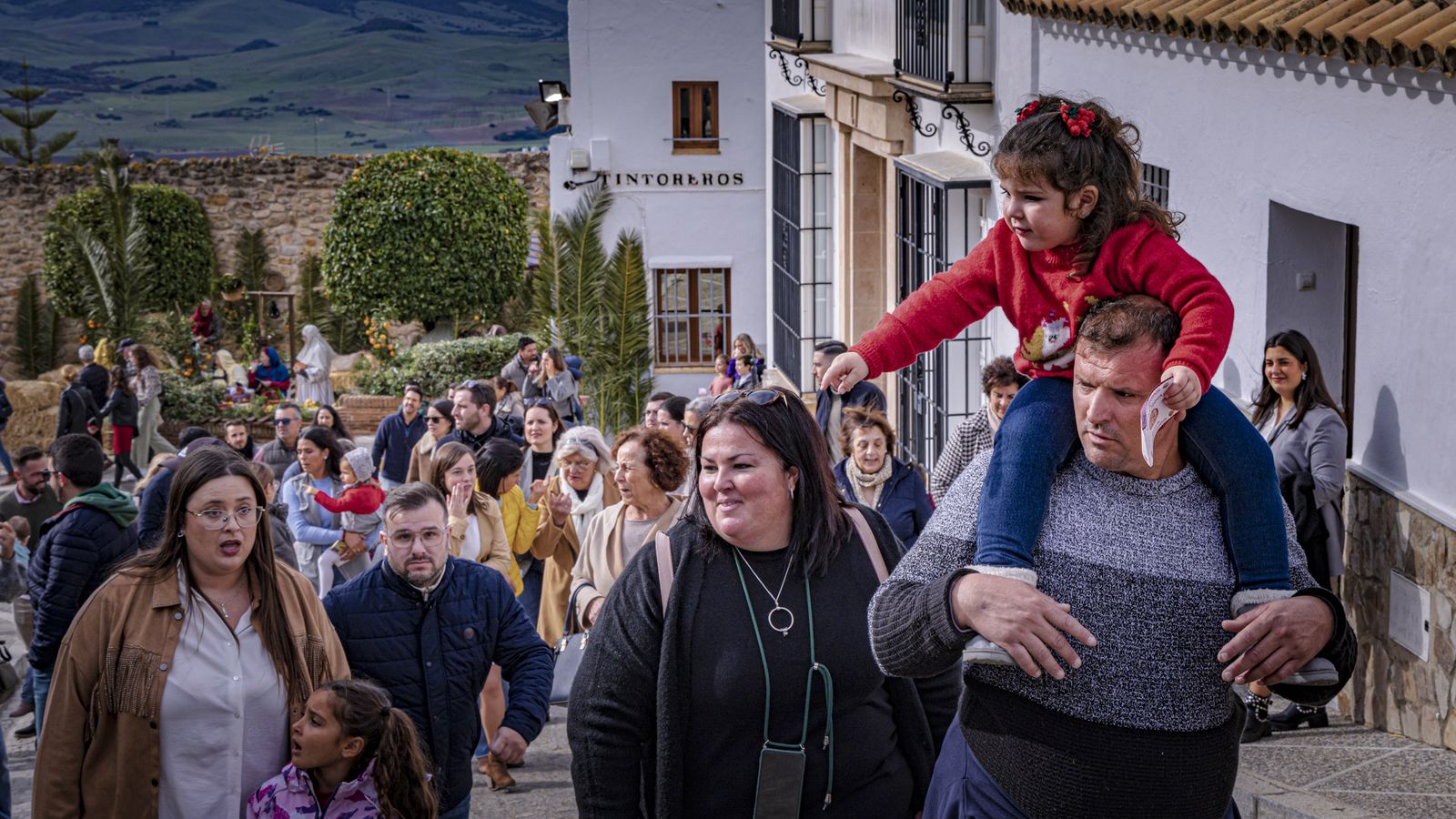 Las imágenes del Belén viviente en Medina Sidonia