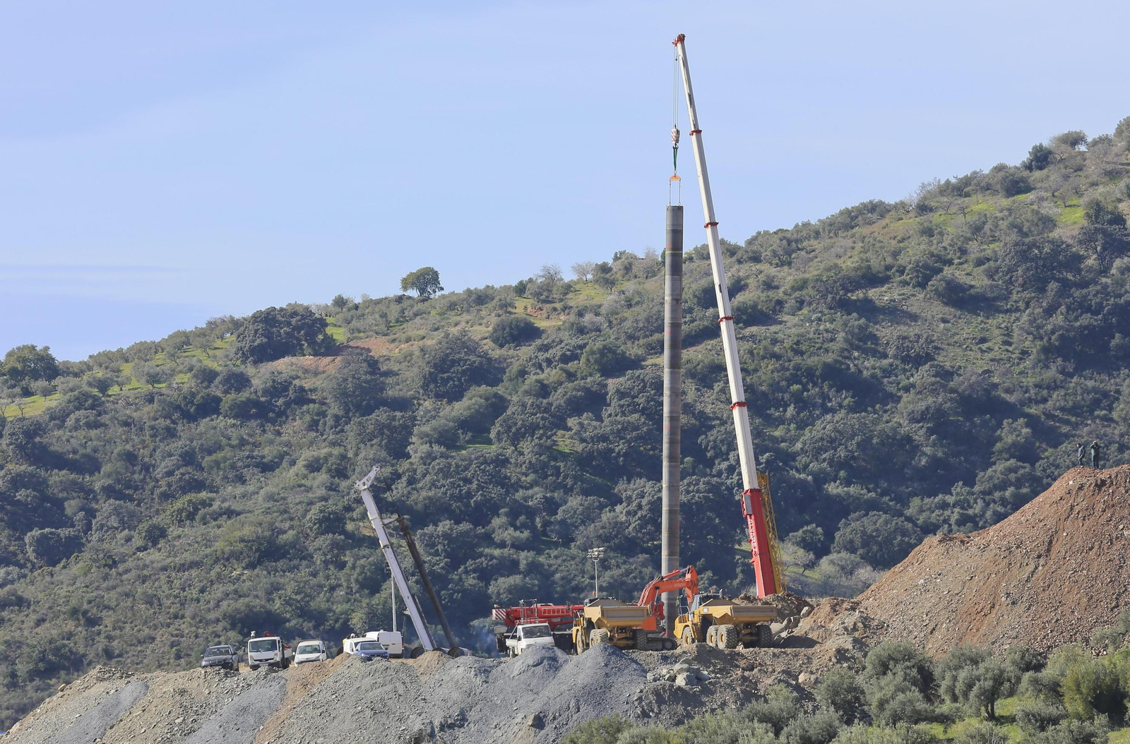 Nueva jornada en el rescate de Julen