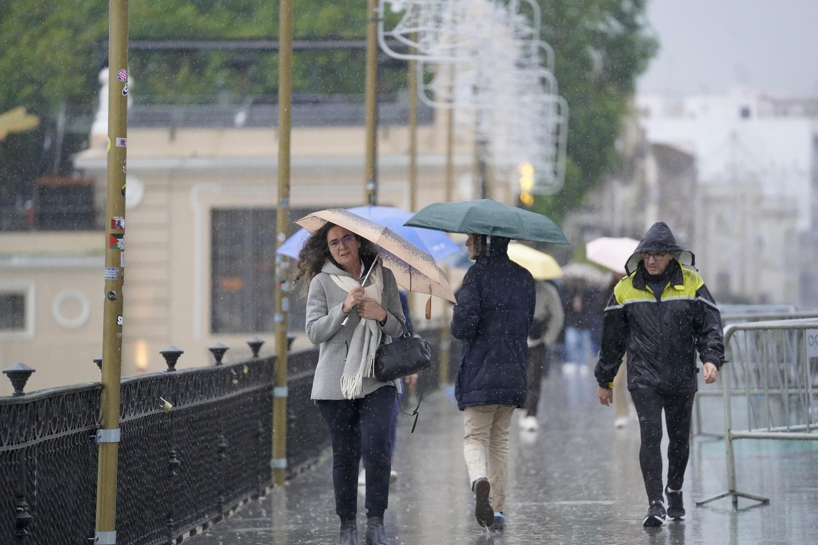 Viernes de lluvia intensa en Sevilla