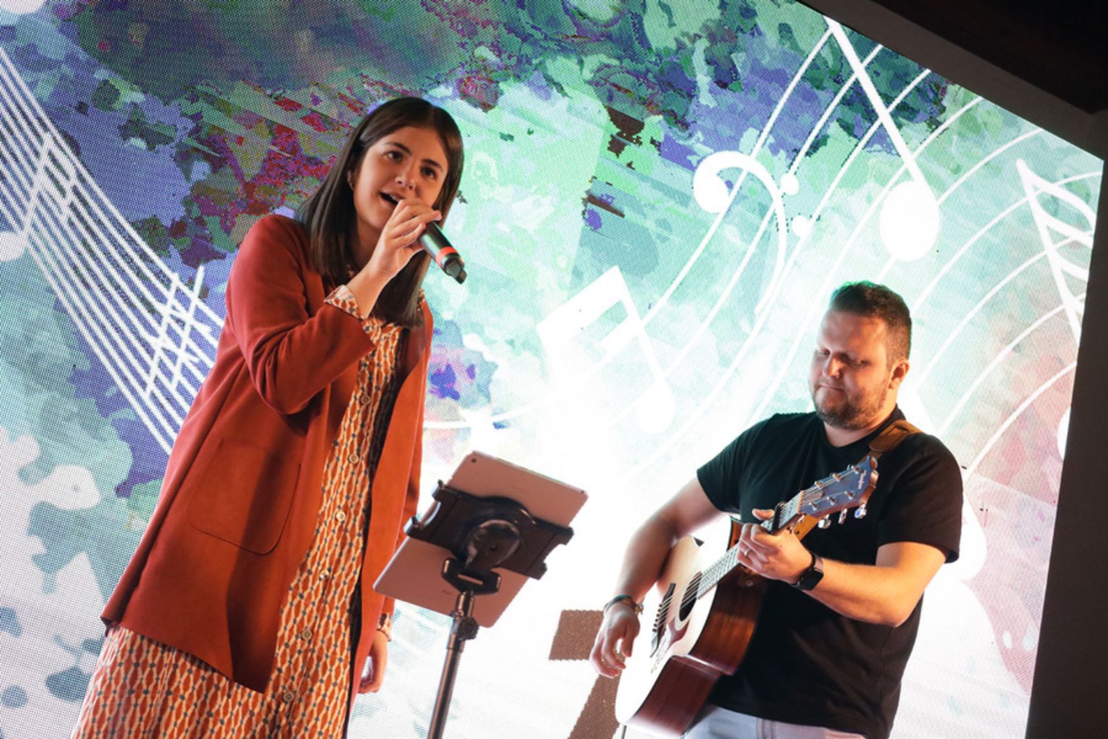Una actuación durante el VIII Encuentro de Músicos Católicos en Córdoba.
