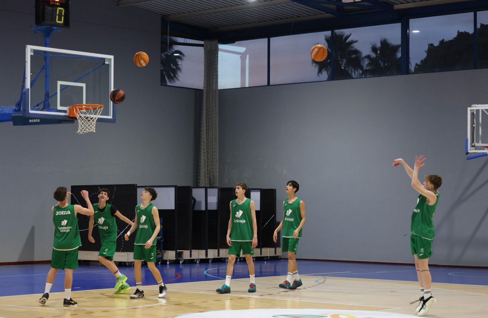Ilusión, sonrisas y nervios en el Unicaja antes de la Minicopa