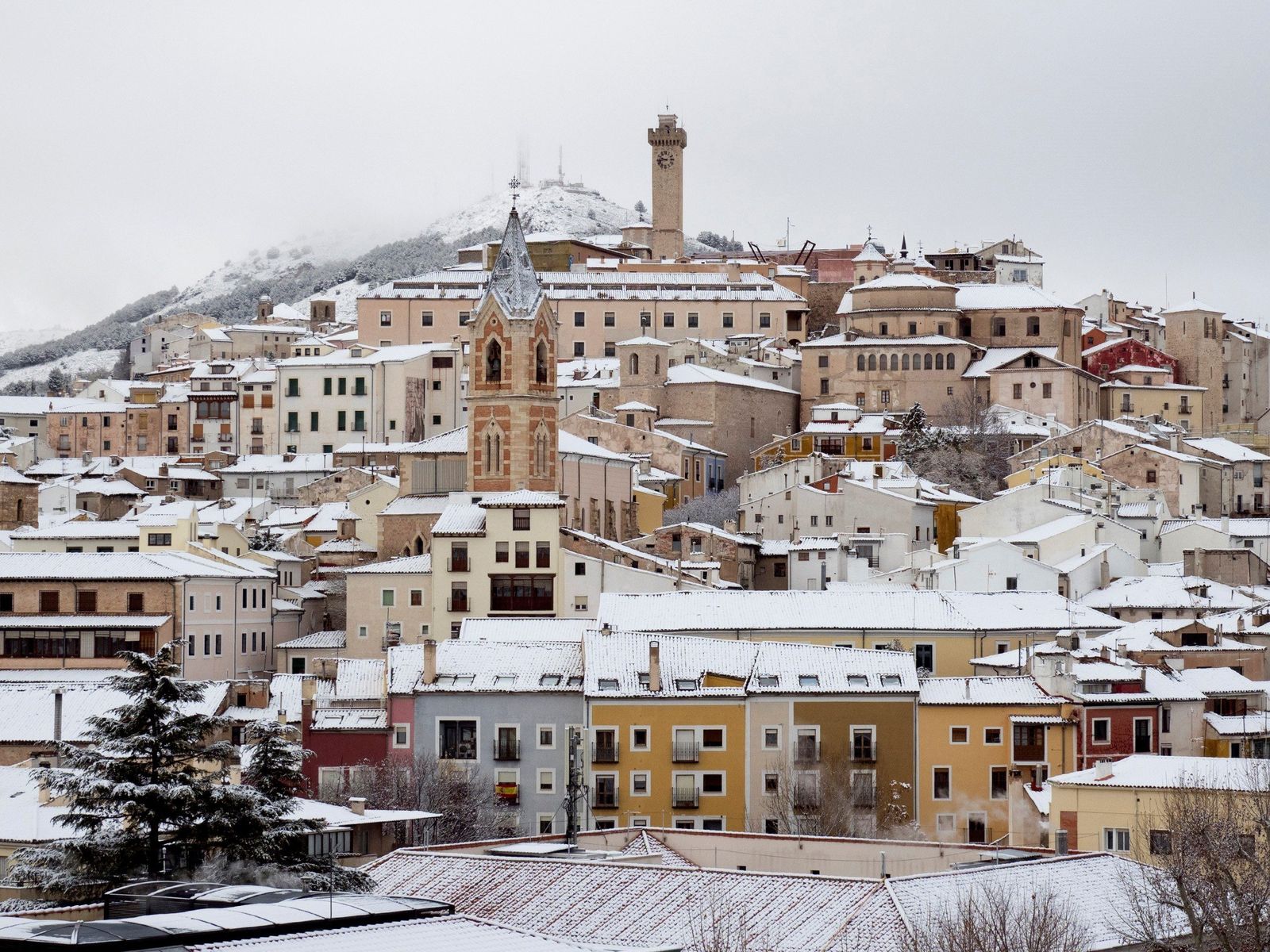 Nieve en Cuenca.