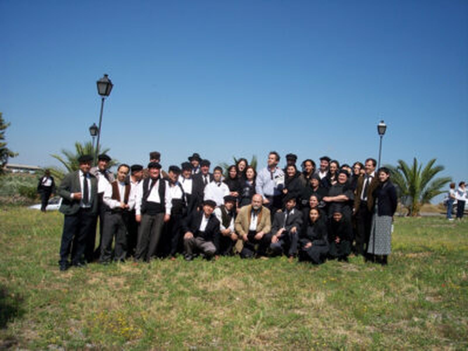 Uno de los encuentros de una edición anterior de la Muestra de Cine Rural de Dos Torres.