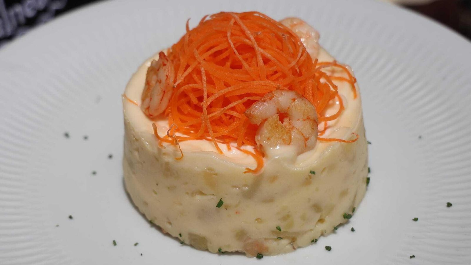 Ensaladilla rusa de El Balneario de Málaga.