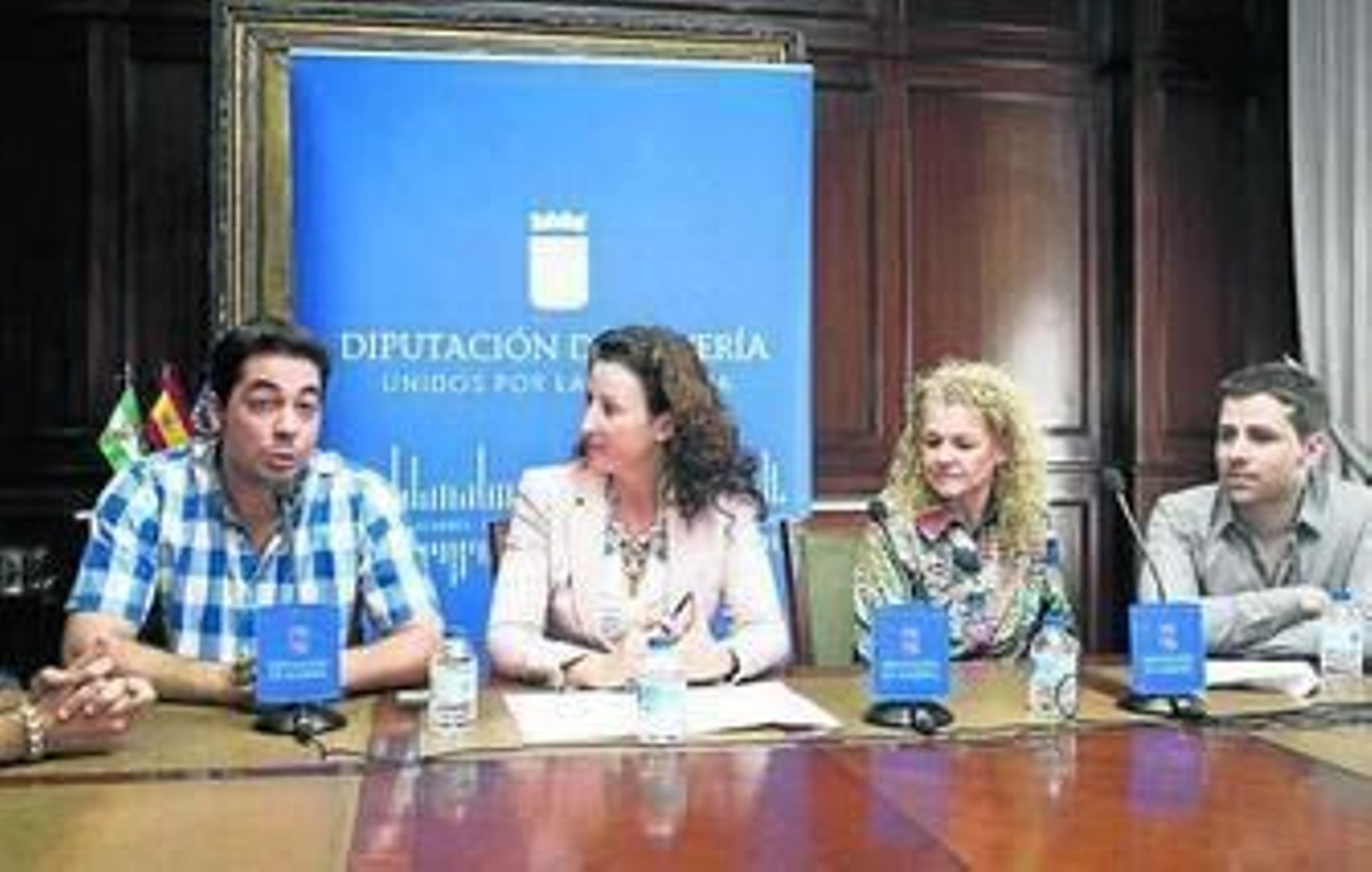 Juan Gabriel García, María Vázquez, María Ángeles Morales y Pepe Botías.
