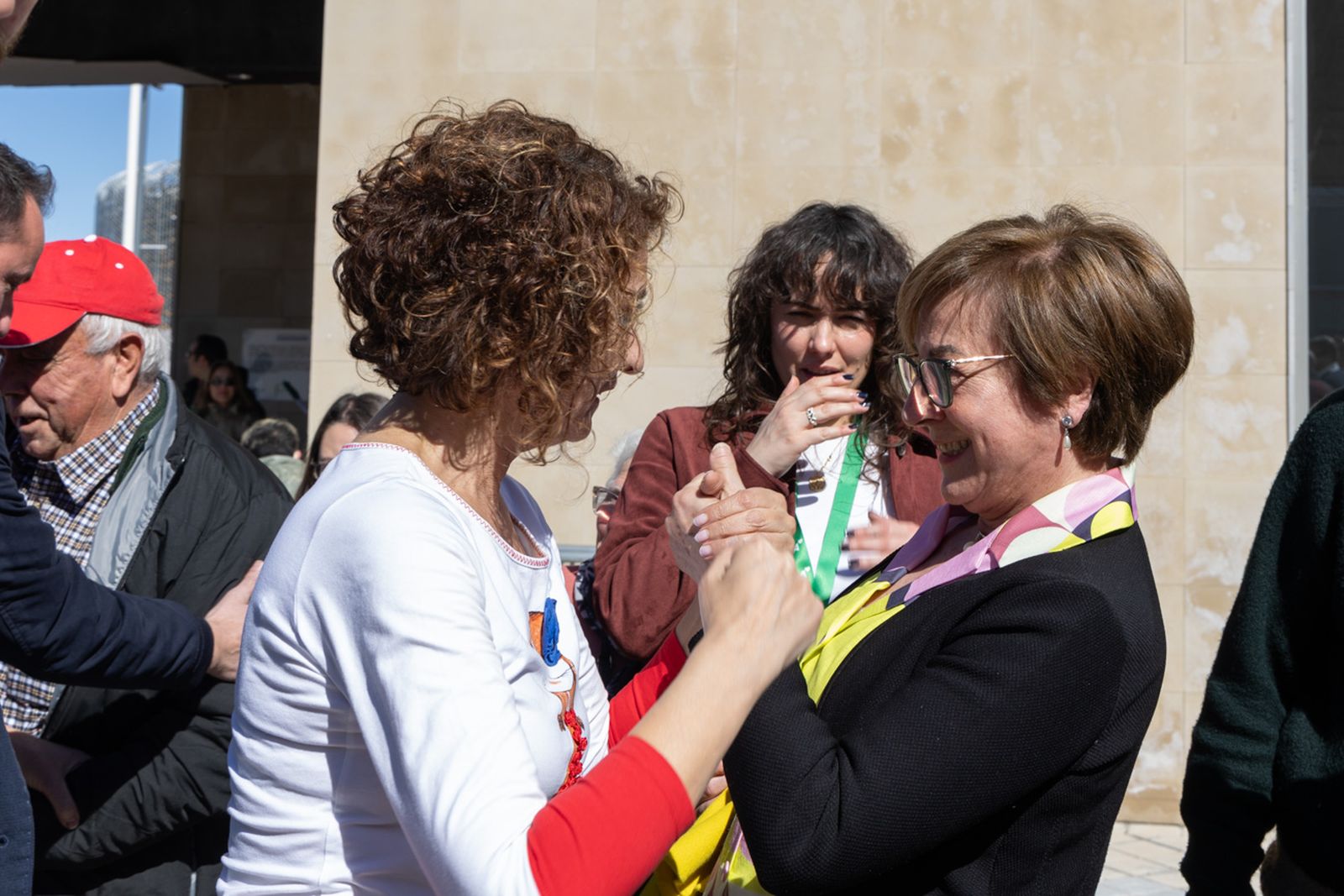 Acto en defensa de los servicios públicos para celebrar el 28F en Jaén