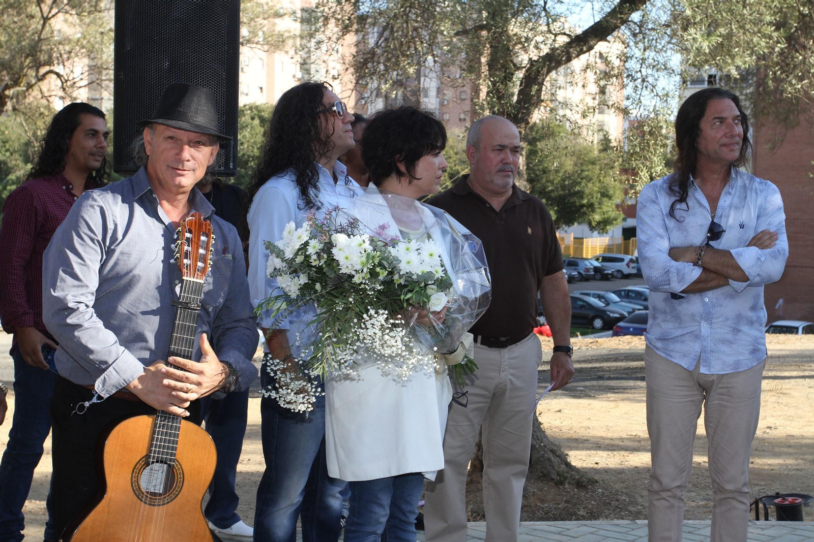 Inaguración del monumento al Niño Miguel.