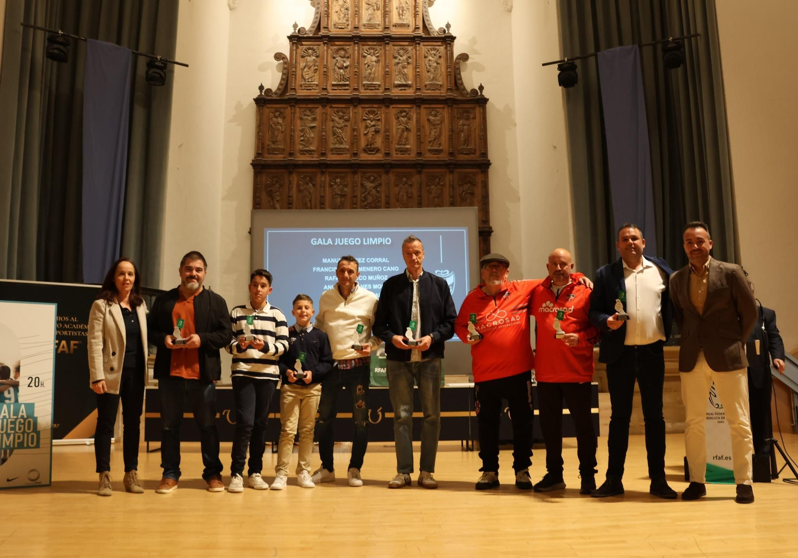La gala Juego Limpio 2024-2025 de la Federación Jiennense de Fútbol, en imágenes