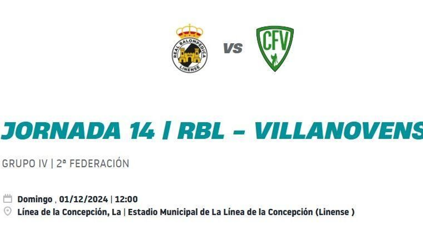 El anuncio del encuentro entre Balona y Villanovense El anuncio del encuentro entre Balona y Villanovense