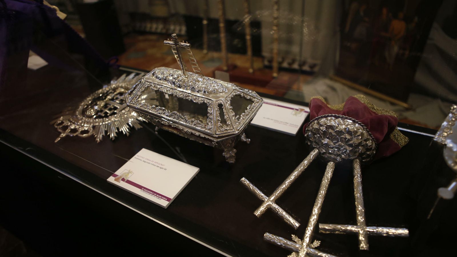 Piezas expuestas en la muestra.