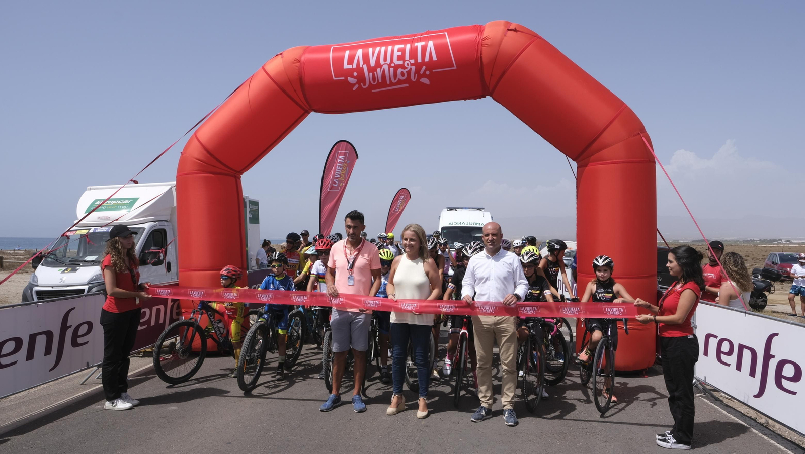 Imágenes de la etapa de la Vuelta a España con llegada en Cabo de Gata, Almería