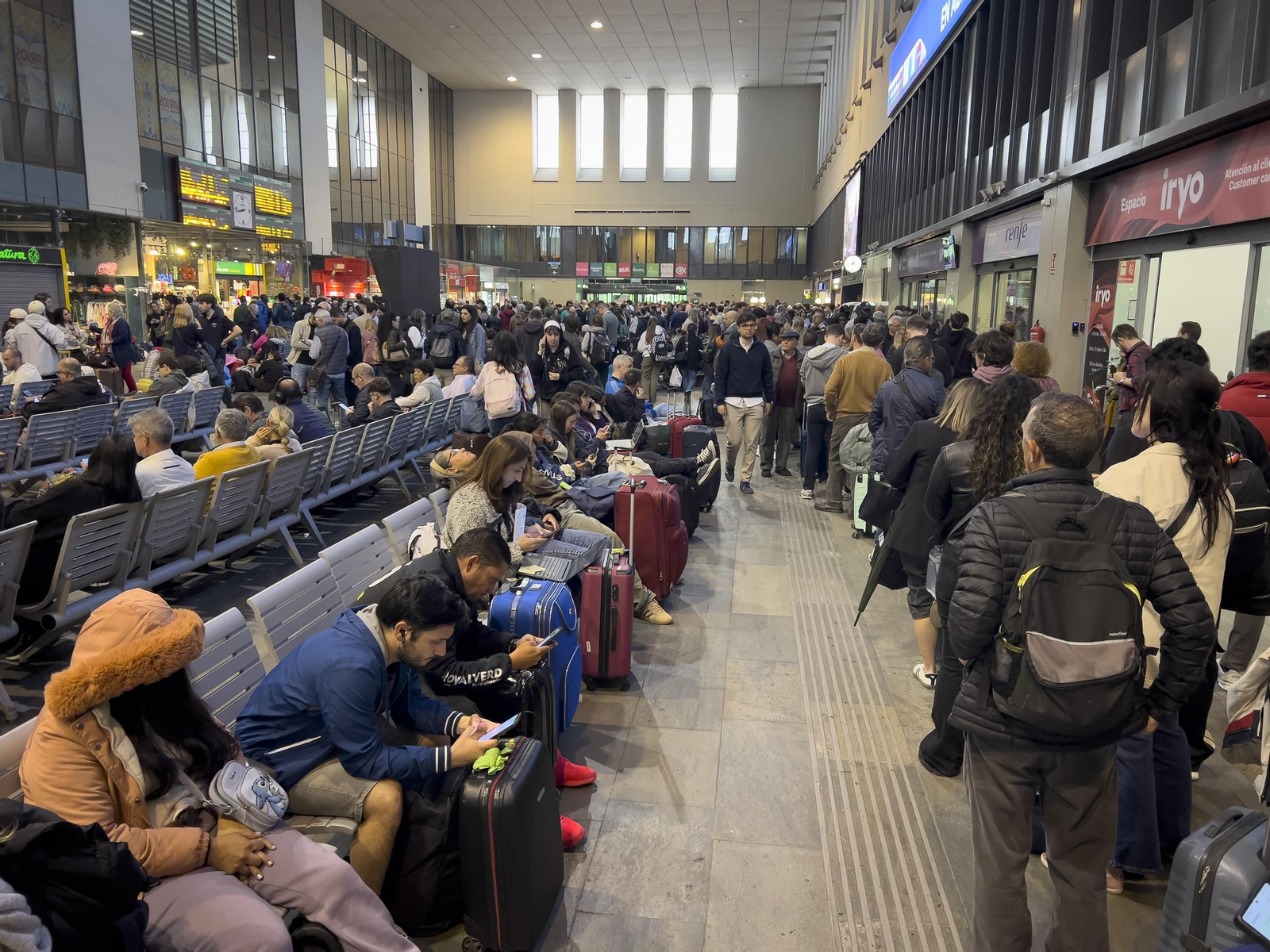 Las fotos de las incidencias en Santa Justa