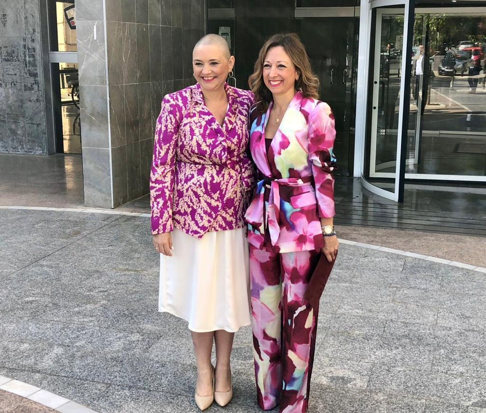 Margarita del Cid (Torremolinos) y Patricia Navarro, posan.