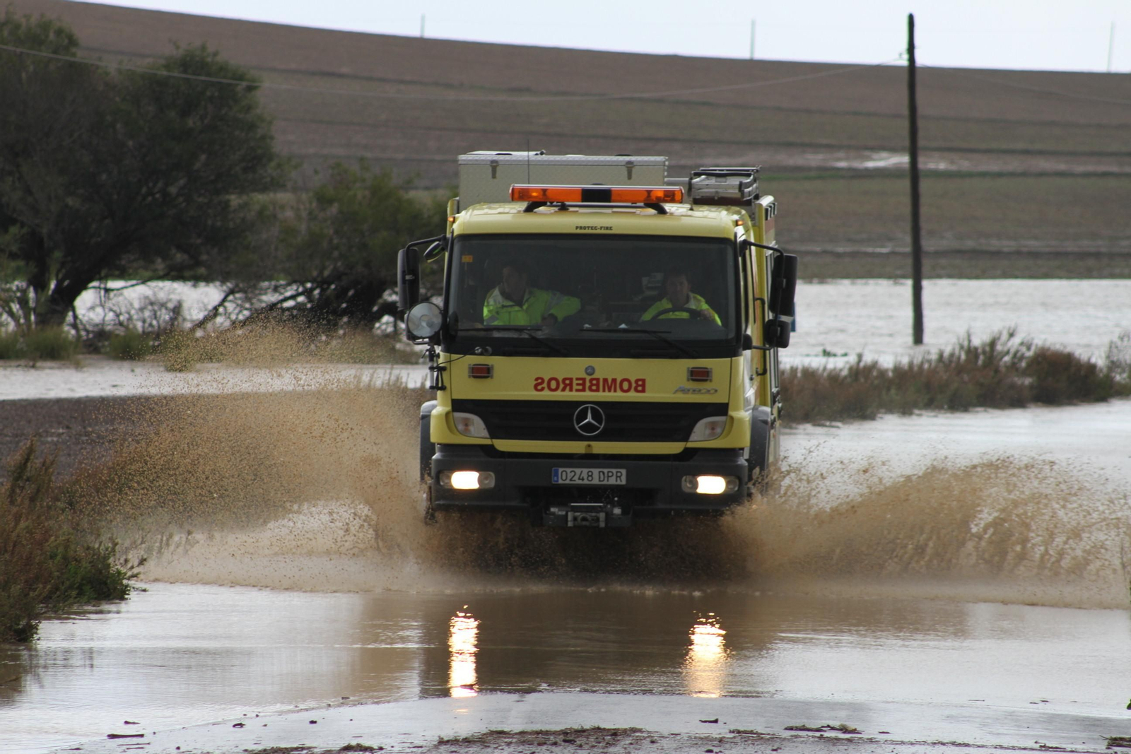 Imágenes del temporal en la provincia de Cádiz
