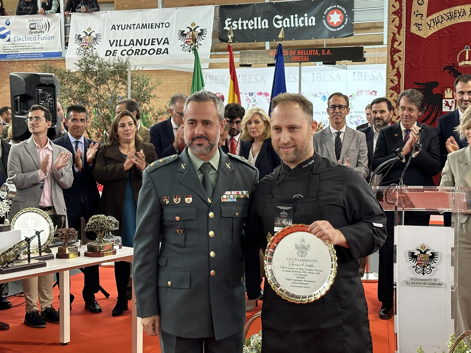 La entrega de premios de la XXIII Feria del Jamón de Villanueva de Córdoba, en imágenes