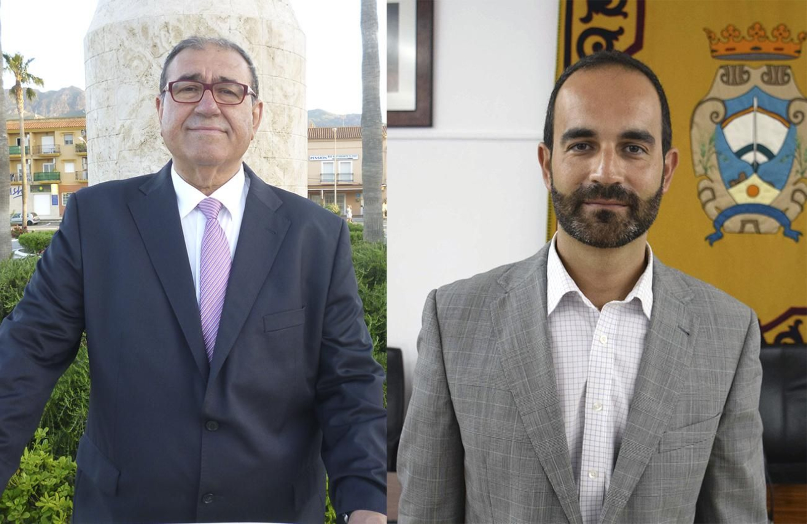 Arturo Grima, PP de Turre, y José Luis Amérigo, PSOE de Carboneras.