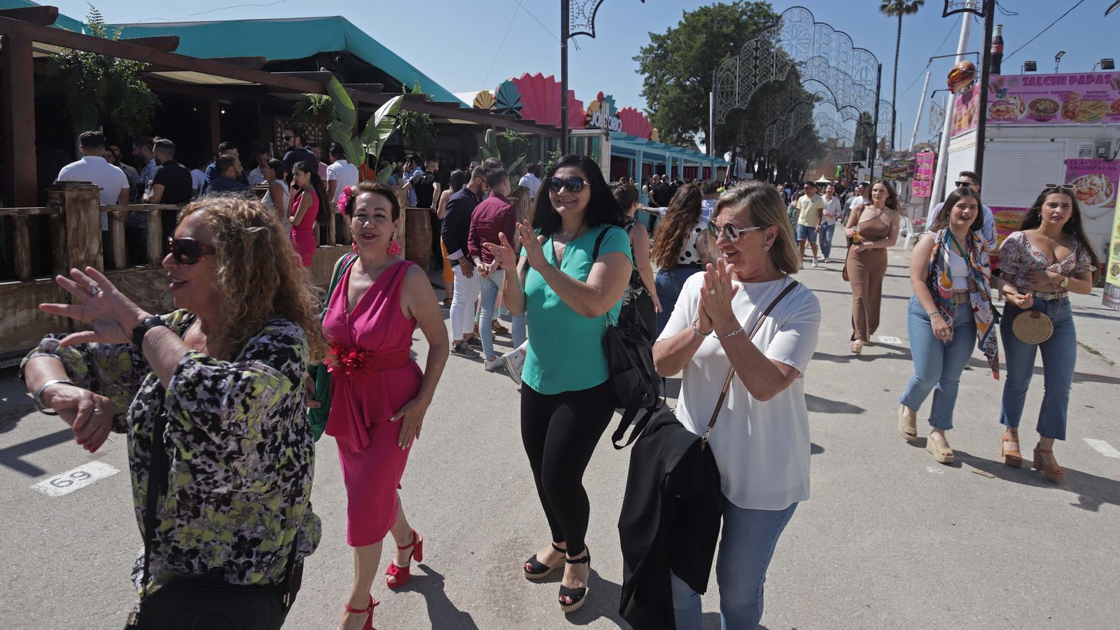 Fotos del domingo de farolillos en Los Barrios