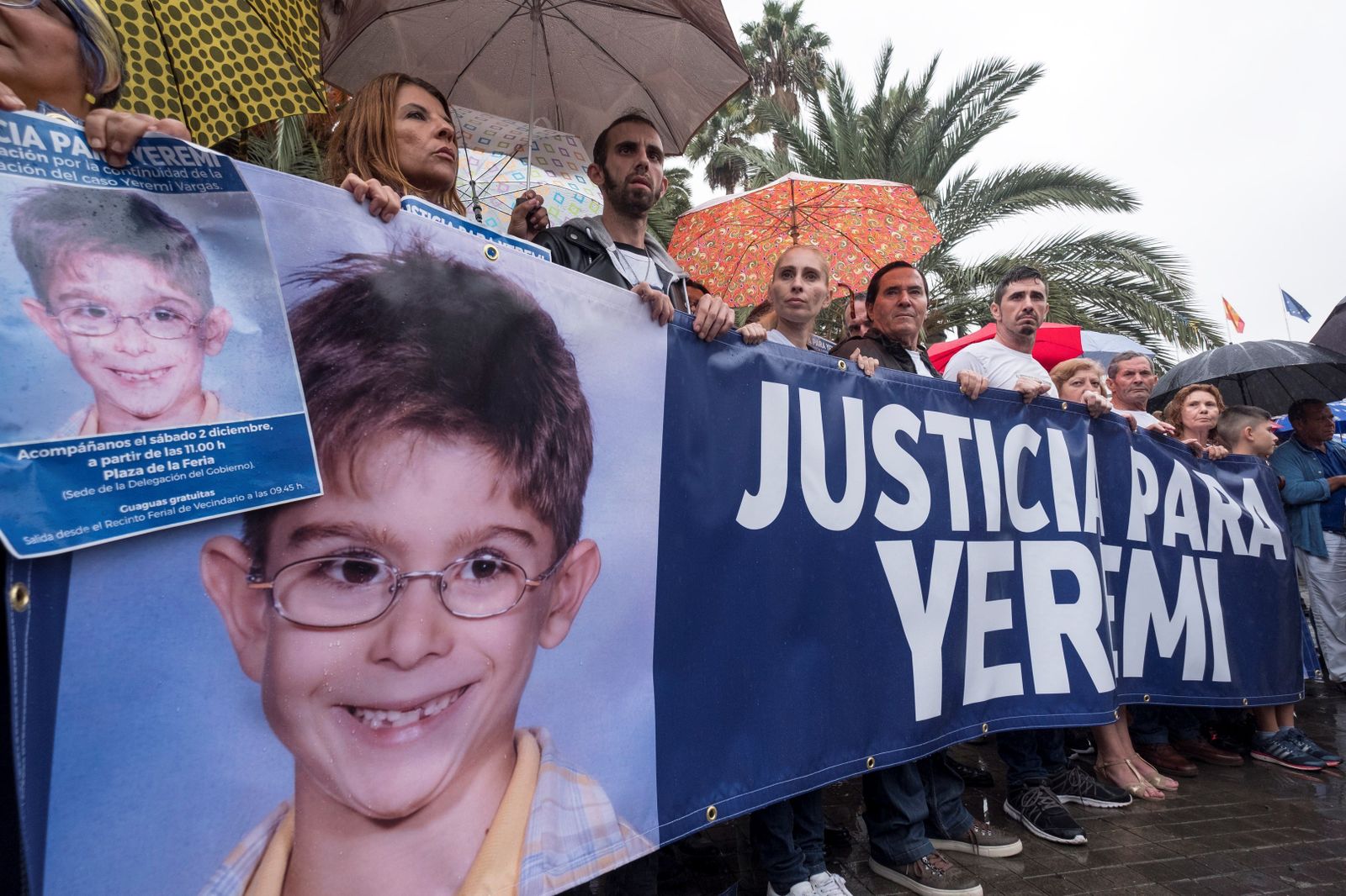 La familia de Yeremi Vargas ha encabezado la concentración