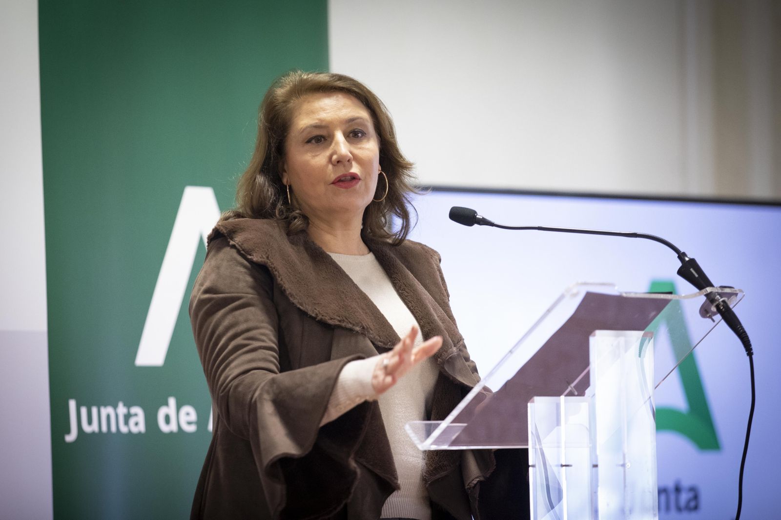 Crespo durante la inauguración del curso.