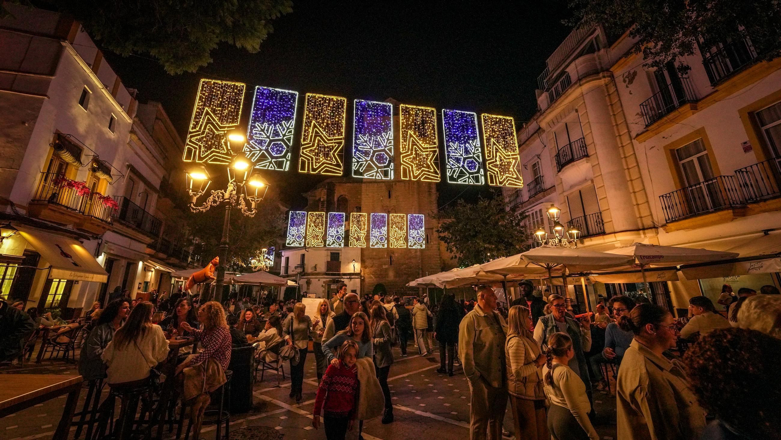 Imágenes del encendido Navideño en Jerez