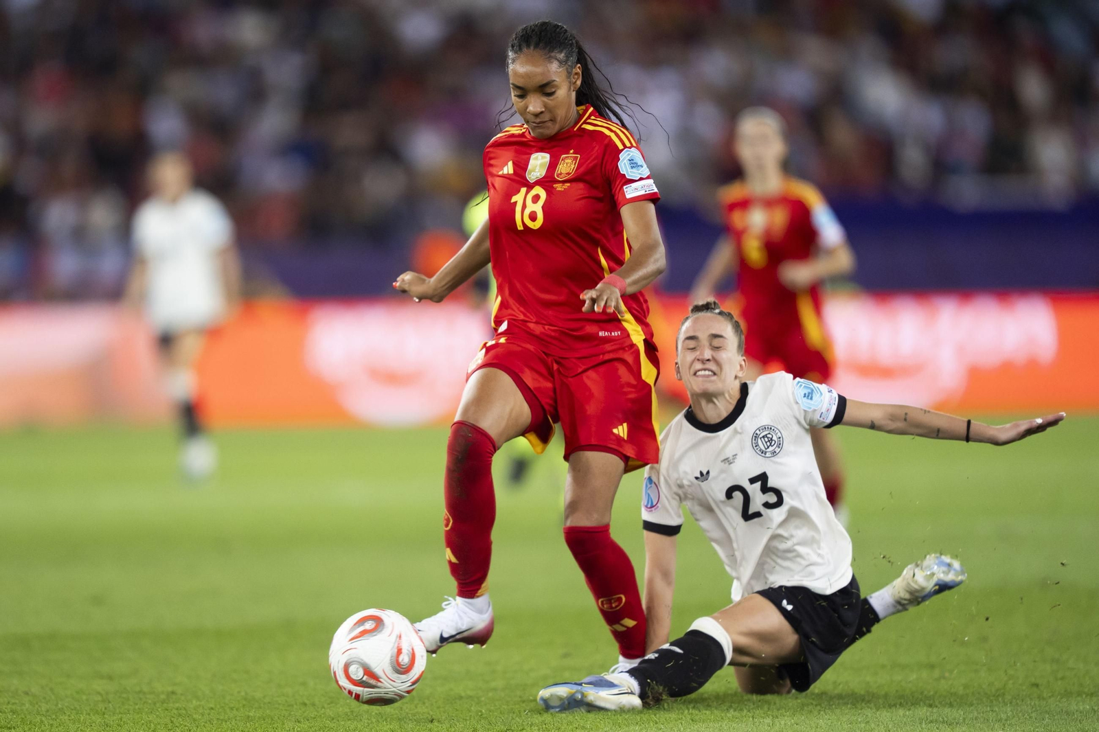 Las mejores imágenes del pase a la final de España ante Alemania en la Eurocopa femenina