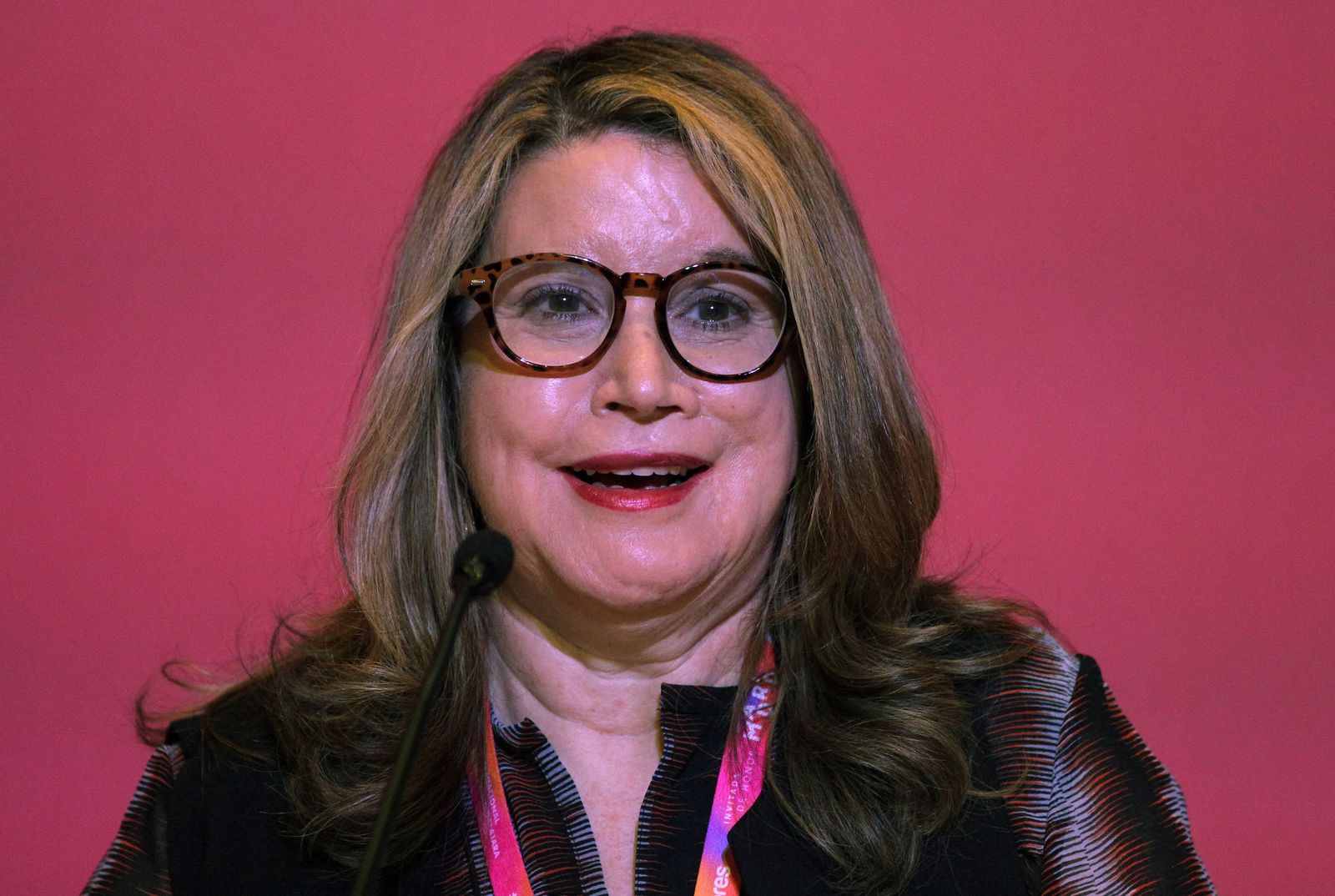 La crítica y escritora Mercedes Monmany durante esta Feria del Libro de Guadalajara.