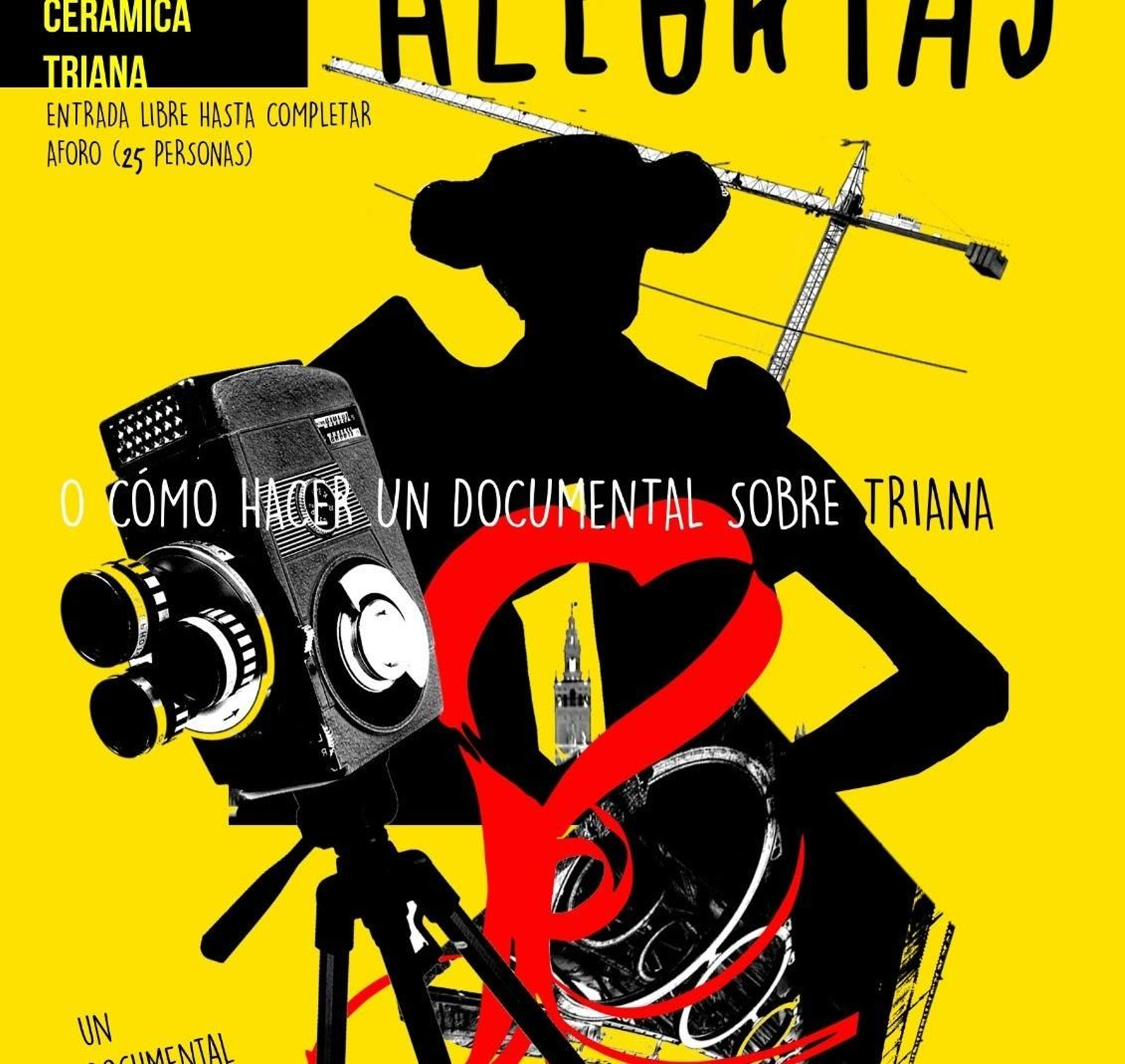 Cartel de la presentación de ‘Alegrías’, el cortometraje sobre Triana hecho por Elige la Vida