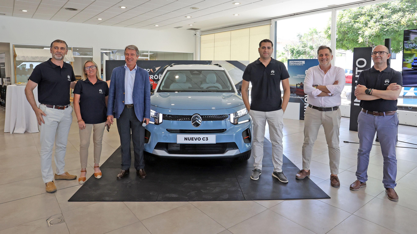 Presentación del nuevo Citroën ë-C3 en el concesionario Inauto Jerez